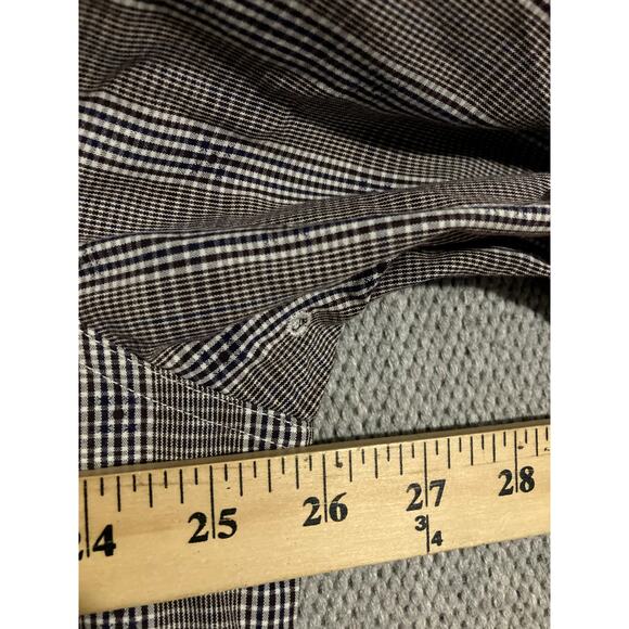 Nat Nast Luxury Original Shirt Men's XL Brown Plaid Elbow Patch Dress Preppy - Picture 7 of 10